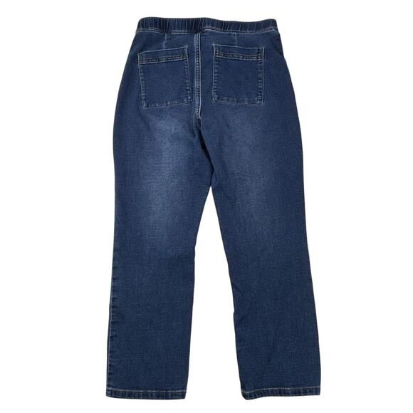 Pure‎ Jill J. Jill Women's XSP XSmall Petite Slim Leg Ankle Elastic Waist Jeans - Picture 14 of 16